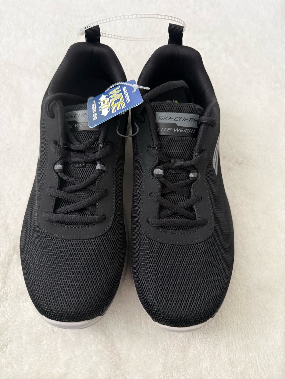 Skechers Men's Black Mesh Athletic Sneakers